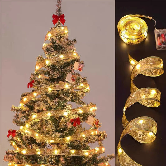 LED-Weihnachts-Seiden licht Weihnachtsbaum-Feiertags-dekorative Lichter schnur