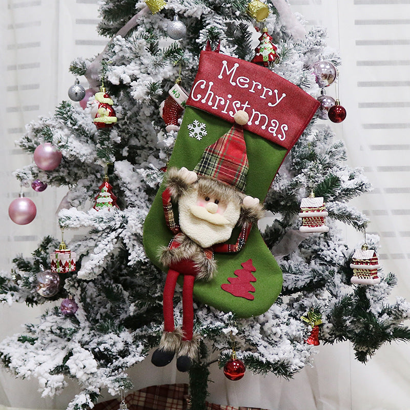 Weihnachten Dekorationen Weihnachten Große Socke Weihnachten Baum Anhänger