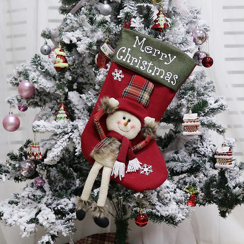 Weihnachten Dekorationen Weihnachten Große Socke Weihnachten Baum Anhänger