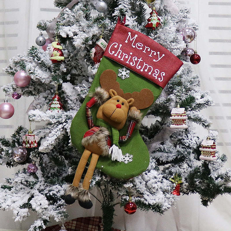 Weihnachten Dekorationen Weihnachten Große Socke Weihnachten Baum Anhänger